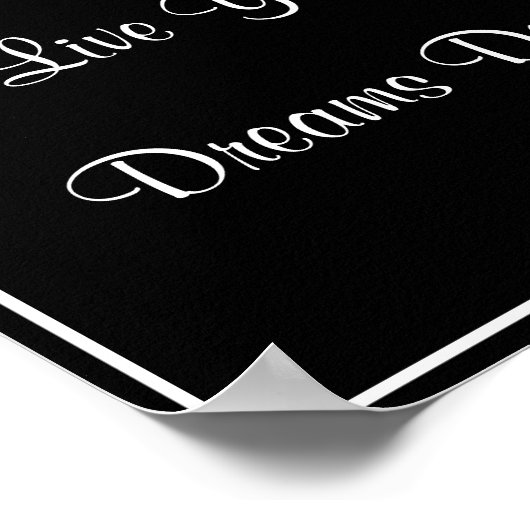 Crown Live Your Dreams Poster (Hoek)