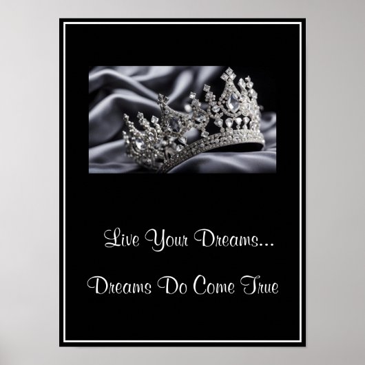 Crown Live Your Dreams Poster (Voorkant)