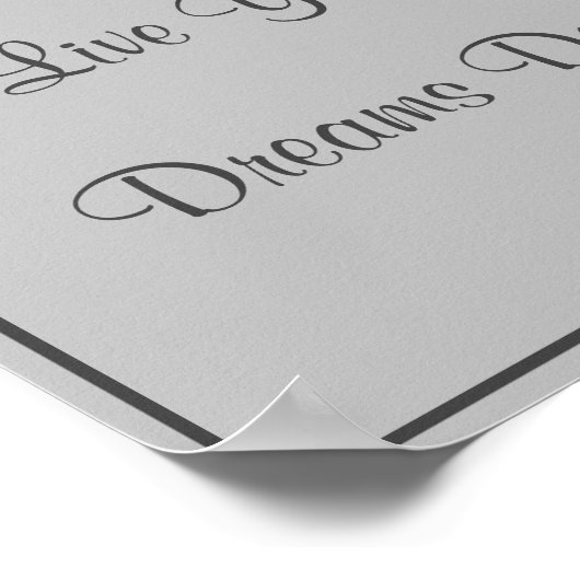 Crown Live Your Dreams Poster (Hoek)