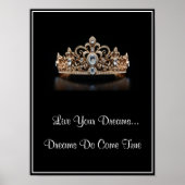 Crown Live Your Dreams Poster (Voorkant)