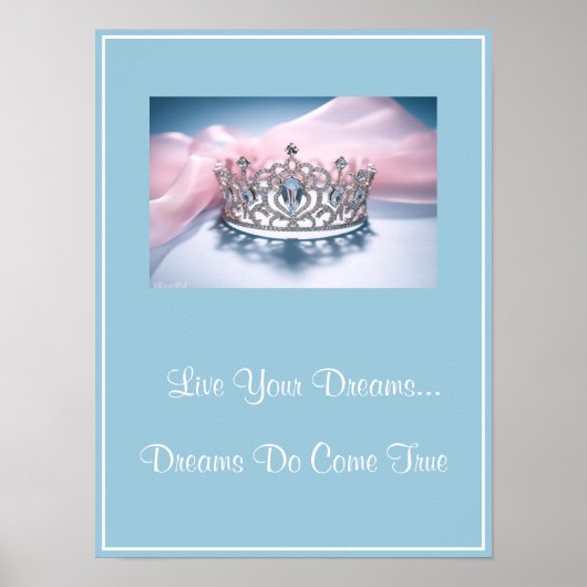 Crown Live Your Dreams Poster (Voorkant)