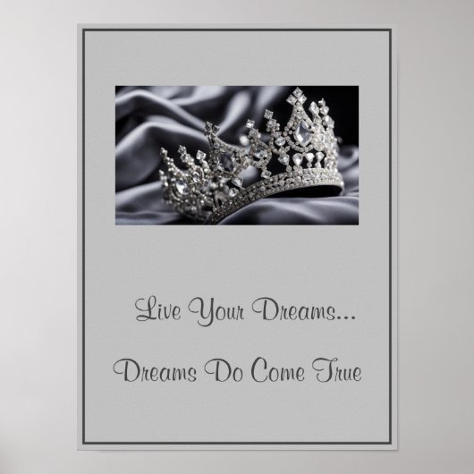 Crown Live Your Dreams Poster (Voorkant)