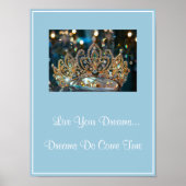 Crown Live Your Dreams Poster (Voorkant)