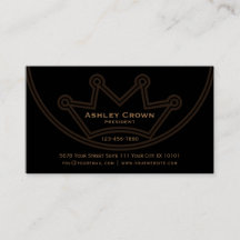 Crown Logo Business Card