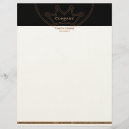 Crown Logo Letterhead Briefhoofd
