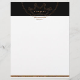 Crown Logo Letterhead Briefhoofd