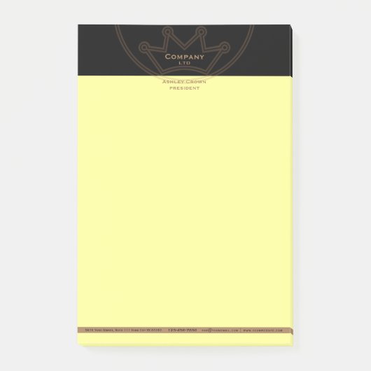 Crown Logo Notes (Voorkant)