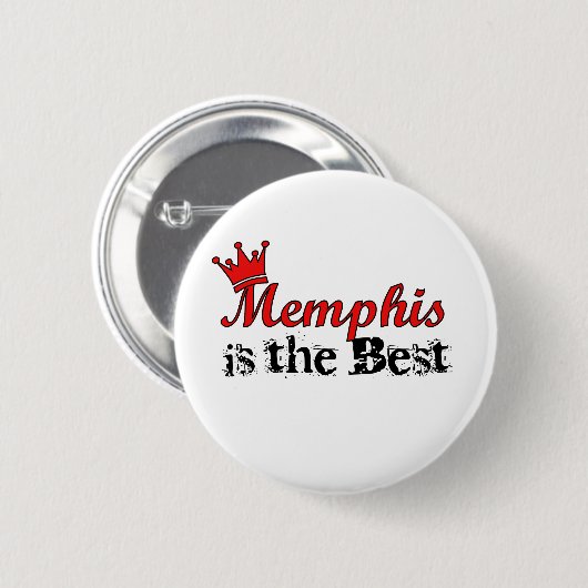 Crown Memphis Ronde Button 5,7 Cm (Voorkant /achterkant)