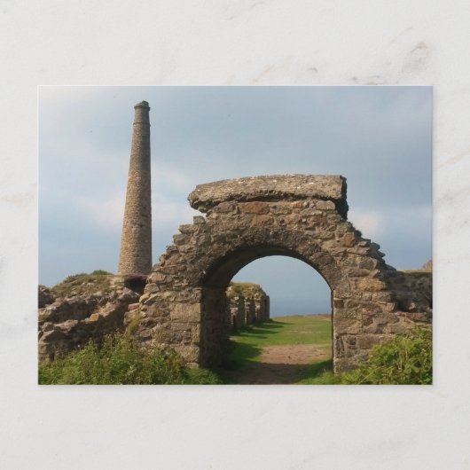 Crown Mines, Botallack, Cornwall, Engeland. Briefkaart (Voorkant)