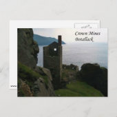Crown Mines Botallack Cornwall Verenigd Koninkrijk Briefkaart (Voorkant / Achterkant)