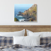 Crown Mines Botallack Cornwall Verenigd Koninkrijk Canvas Afdruk (Insitu (Slaapkamer))