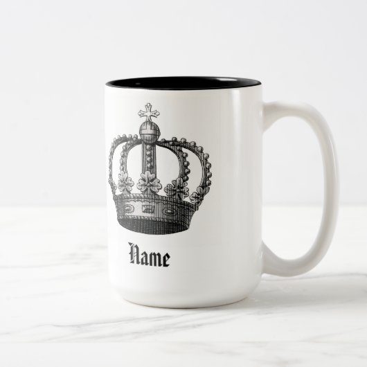 Crown Mugcup Tweekleurige Koffiemok (Rechts)
