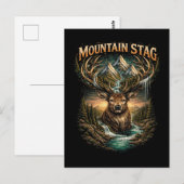 Crown of the Mountain Stag Briefkaart (Voorkant / Achterkant)