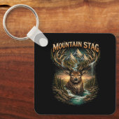 Crown of the Mountain Stag Sleutelhanger (Voorkant)