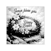 Crown of Thorns Personalized Easter Stamp Zelfinktende Stempel (Design)