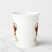 Crown Paper Cups op jaarbasis Papieren Bekers (Links)