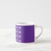 Crown Pattern White Espresso Kop (Rechts)