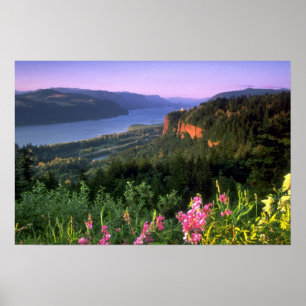 Crown Point, Columbia River Gorge, Oregon Poster