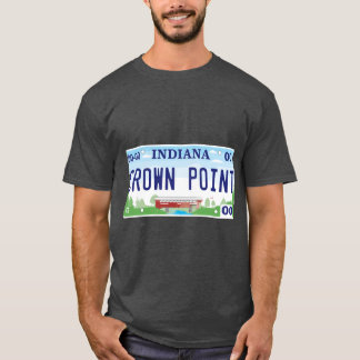 Crown Point Indiana licentie Bord oversized T-shirt