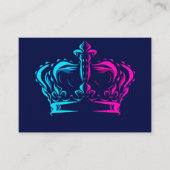 Crown pop art informatiekaartje (Voorkant)