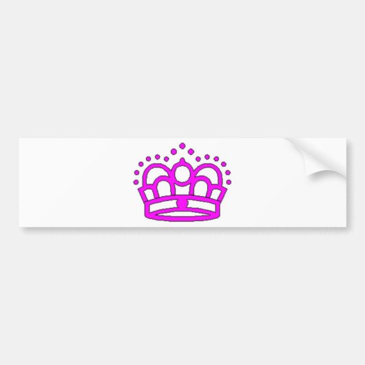 Crown Princess Bumpersticker (Voorkant)