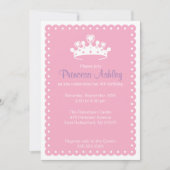Crown Princess Invitation Kaart (Voorkant)
