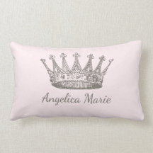 Crown Princess Pillow Script Name Sjabloon