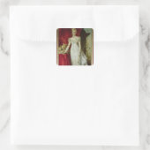 Crown Princess Stephanie van België Vierkante Sticker (Tas)