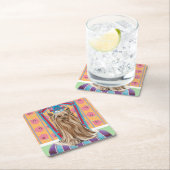 Crown Princess Yorkie Kartonnen Onderzetters (Insitu)