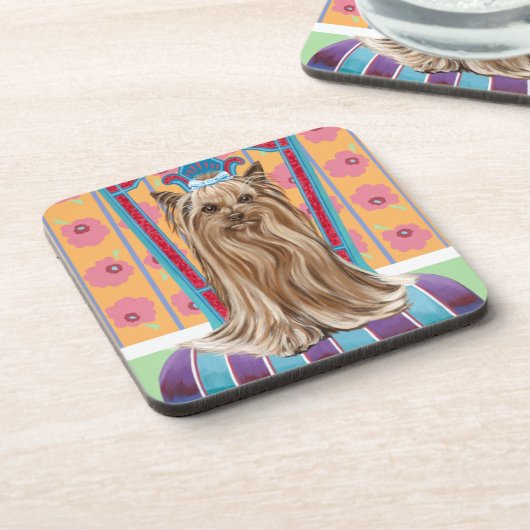 Crown Princess Yorkie Onderzetter (Linkerzijde)