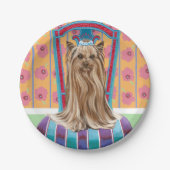 Crown Princess Yorkie Papieren Bordje (Voorkant)