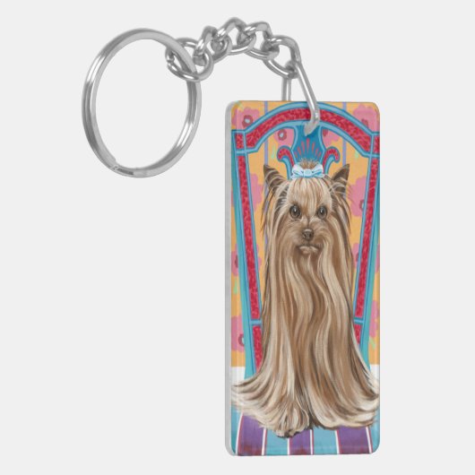 Crown Princess Yorkie Sleutelhanger (Voorkant Links)