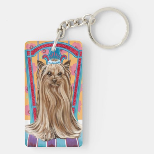 Crown Princess Yorkie Sleutelhanger (achterkant)