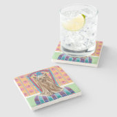 Crown Princess Yorkie Stenen Onderzetter (Zijkant)