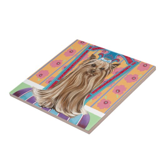 Crown Princess Yorkie Tegeltje (Zijkant)