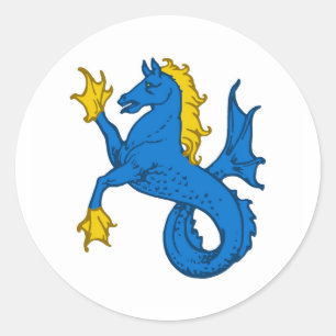 Crown Province of Ostgardr Populatie Badge Ronde Sticker