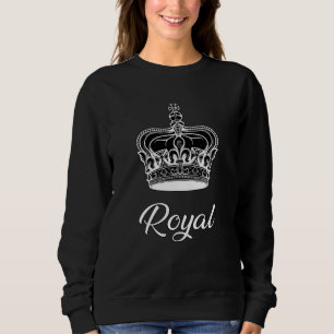 Crown Queen Princess Gold Royal Funny Gift Idea Trui