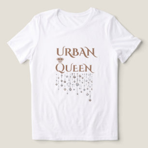 CROWN QUEEN ZELDZAME DIAMANT TAN DAMES TRI-BLEND SHIRT