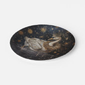 Crown - Ronde papieren Borden Bordje (Gekanteld)