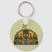 Crown Saint Stephen, Hongarije Sleutelhanger (Voorkant)