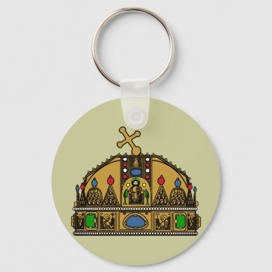 Crown Saint Stephen, Hongarije Sleutelhanger (Voorkant)