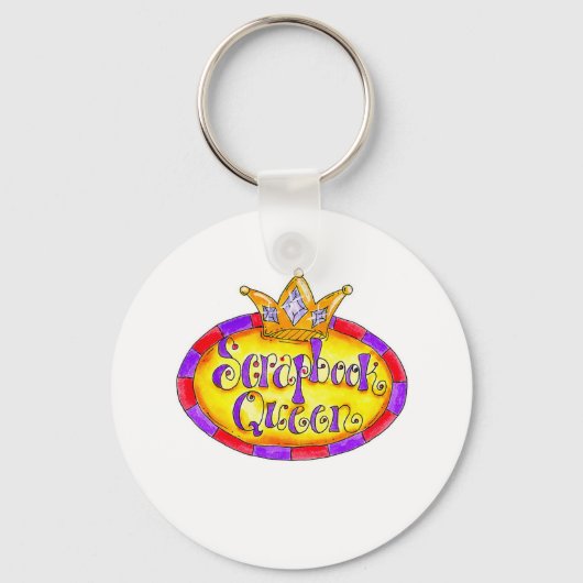 Crown Scrapbook Queen Sleutelhanger (Voorkant)