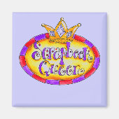 Crown Scrapbook Queen Tshirts en geschenken Magneet (Voorkant)