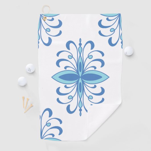 Crown seamless pattern golfhanddoek (Insitu)