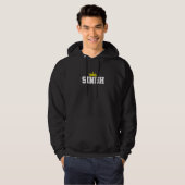 Crown Singh Khanda Sikh Sikhism Punjabi Mannen Kin Hoodie (Voorkant volledig)