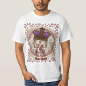 Crown Skull Biker T-shirt (Voorkant)