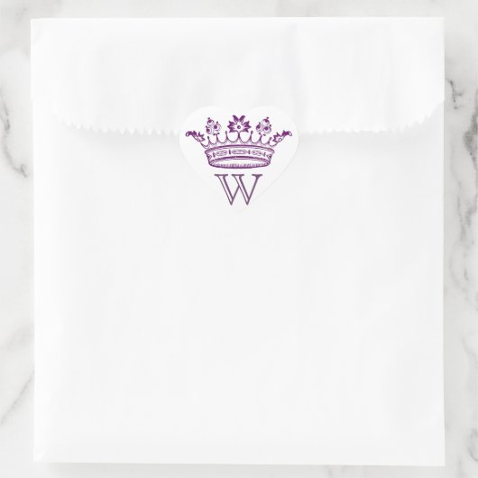 Crown Stickers met monogram (Tas)