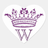 Crown Stickers met monogram (Voorkant)
