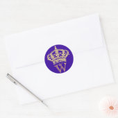 Crown Stickers met monogram (Envelop)
