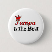 Crown Tampa Ronde Button 5,7 Cm (Voorkant)